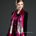 Double-Sided Printing Silk Scarf Shawl for Women